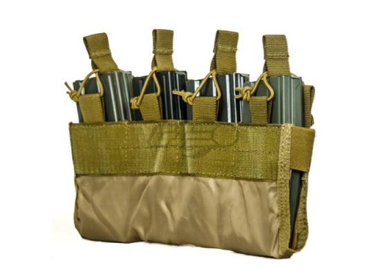 Emerson Inner Quad Mag Pouch for 4906 Plate Carrier ( Khaki )