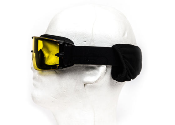 Lancer Tactical CA-234Y Airsoft Safety Yellow Lens Frameless Goggles ( Black )