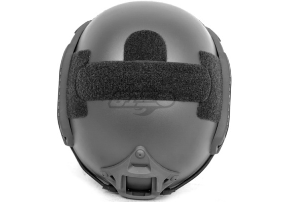 Lancer Tactical Ballistic Type Basic Version Helmet Helmet w/ Retractable Visor ( Black )