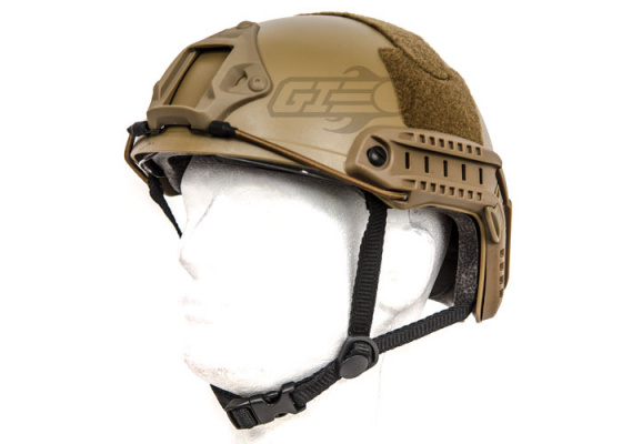 Lancer Tactical Ballistic Type Basic Version Helmet Helmet w/ Retractable Visor ( Flat Dark Earth )