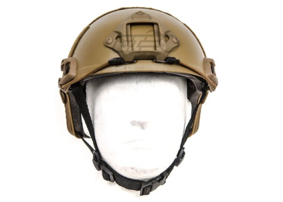 Lancer Tactical Ballistic Type Basic Version Helmet Helmet w/ Retractable Visor ( Flat Dark Earth )