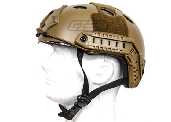 Lancer Tactical PJ Type Basic Version Helmet w/ Retractable Visor ( Flat Dark Earth )