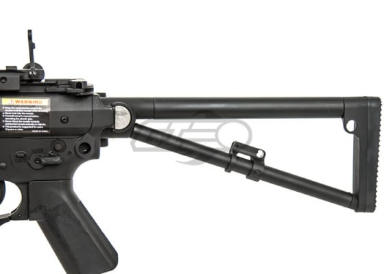 Knight's Armament PDW AEG Carbine Airsoft Rifle By Lancer Tactical ( Black )