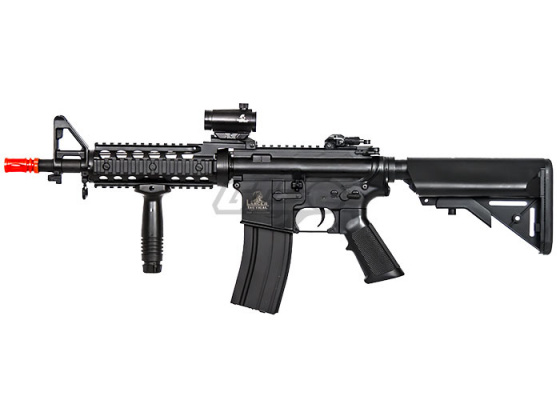 Lancer Tactical LT02C M4 RIS II Carbine AEG Airsoft Rifle ( Black )