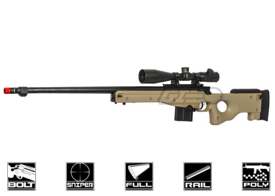 Well MK96 Compact Bolt Action Sniper Airsoft Rifle ( Flat Dark Earth )