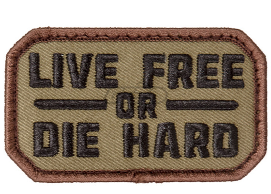 Mil-Spec Monkey Live Free or Die Hard Patch ( Forest )