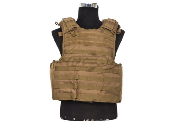 NcSTAR Quick Release Plate Carrier Vest ( Tan / M - XXL )