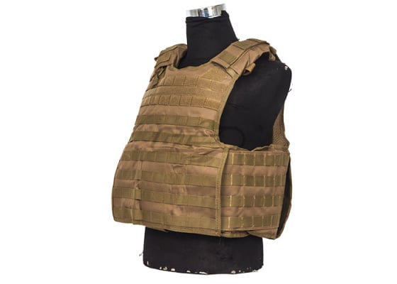 NcSTAR Quick Release Plate Carrier Vest ( Tan / M - XXL )