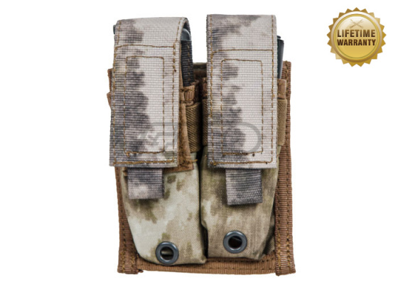 Pantac USA 1000D Cordura Molle 9mm Double Magazine Pouch ( A-TACS AU )