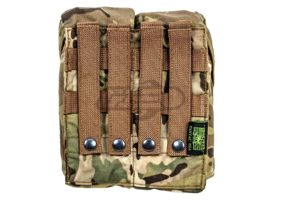 Pantac USA 1000D Cordura Molle AK Double Magazine Pouch ( Multicam )