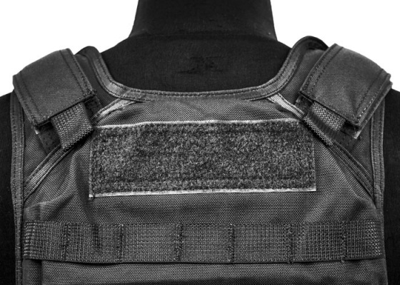 Pantac USA 1000D Cordura Molle Tactical Plate Carrier ( Black / Medium )