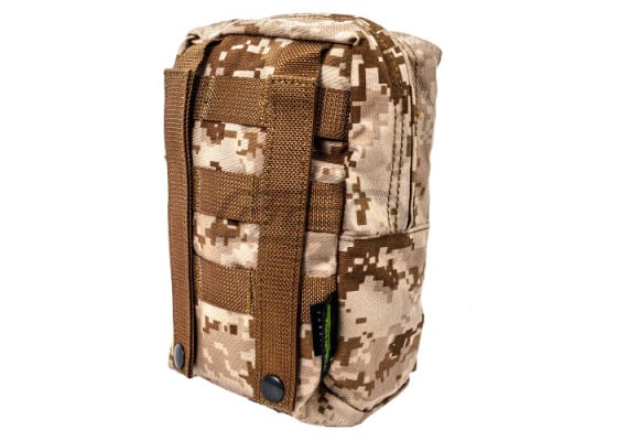 Pantac USA 1000D Cordura Molle Vertical Utility Pouch ( Desert Digital )