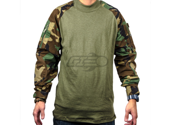 Tru-Spec Combat Shirt ( Woodland / MD / Regular )