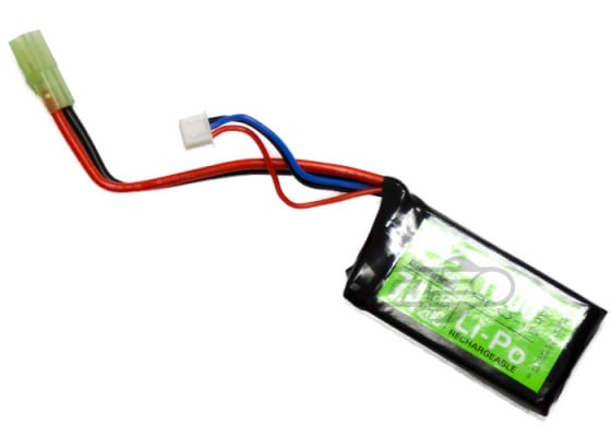 Valken Energy 7.4v 1300mAh 2s 30c LiPO PEQ-15 Battery