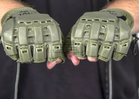 Valken V-Tac Half Finger Gloves ( OD Green / XL - XXL )