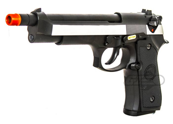 WE M92 GBB Airsoft Pistol ( Black / Silver )