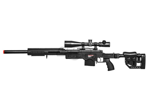 Well MB4410B Bolt Action Sniper Airsoft Rifle ( Black )