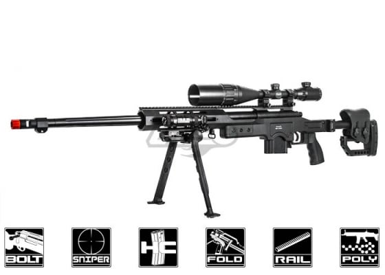 Well MB4411B Bolt Action Sniper Airsoft Rifle ( Black )