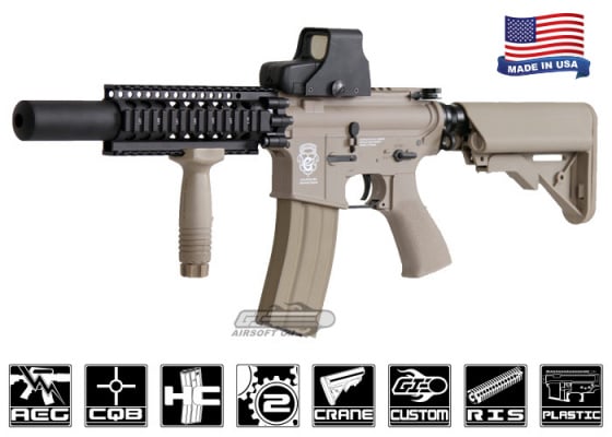 Airsoft GI Desert G4-A2 Silent Death Blowback Version AEG Airsoft Rifle ( Tan / Custom )