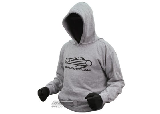 Airsoft GI Hooded Sweatshirt ( Gray / XL )