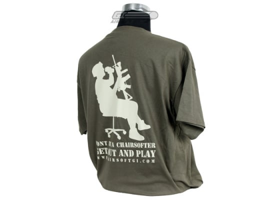 Airsoft GI Chairsofter T-Shirt ( OD Green / Option )