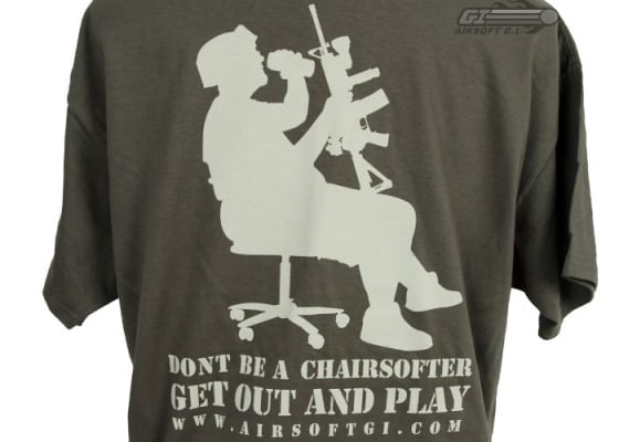 Airsoft GI Chairsofter T-Shirt ( OD Green / XL )