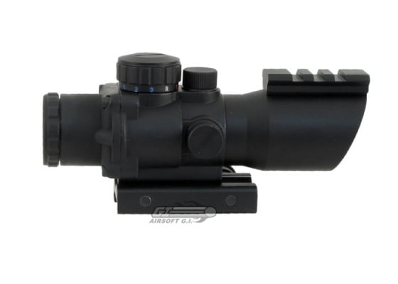 * Discontinued * AIM Sports 4x32 Tri-Illuminated Scope w/ Single Weaver Rail ( Ver.2 )