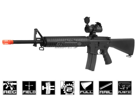 A&K M16A3 AEG Airsoft Rifle ( Black )