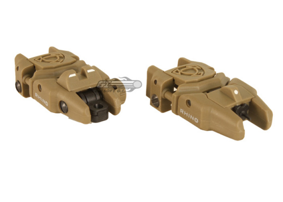 APS Rhino Back-Up Sight Set ( Dark Earth )