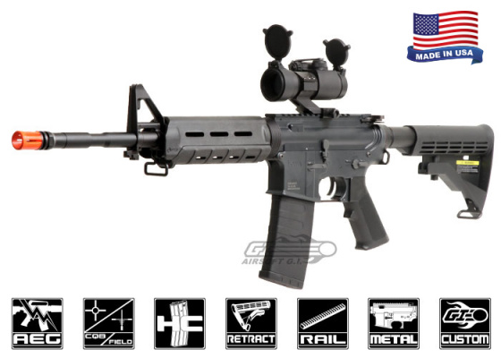 Airsoft GI KWA CQR MOE M4 Carbine AEG Airsoft Rifle ( Black )