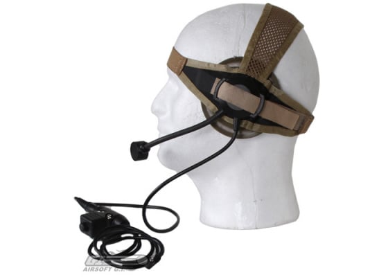 Bravo SEL Headset Style #2 for Motorola 1 Pin ( Tan )