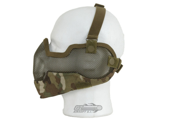 Bravo V2 Strike Metal Mesh Lower Face Mask ( Multicam )