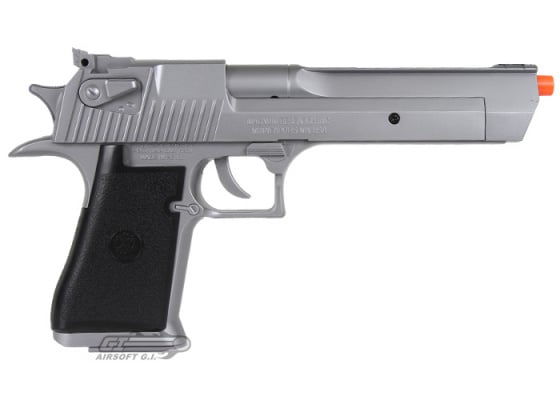 Magnum Research Desert Eagle .44 Magnum Spring Airsoft Pistol by Cybergun ( Silver )