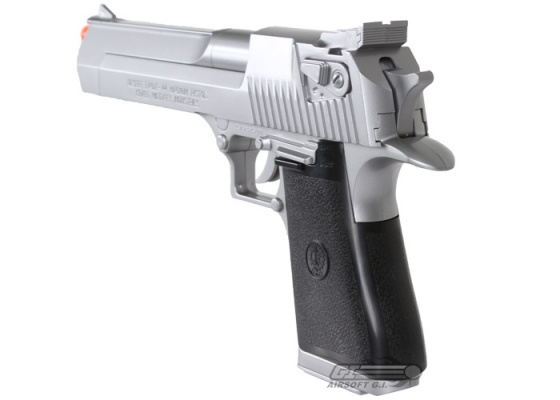 Magnum Research Desert Eagle .44 Magnum Spring Airsoft Pistol by Cybergun ( Silver )