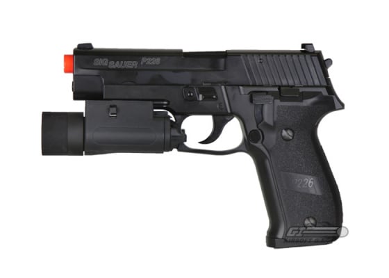 SIG Sauer P226 GBB Airsoft Pistol by Cybergun ( Black )