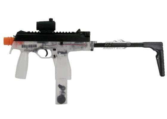 Combat Zone MAG-9 AEG Airsoft SMG ( Clear )