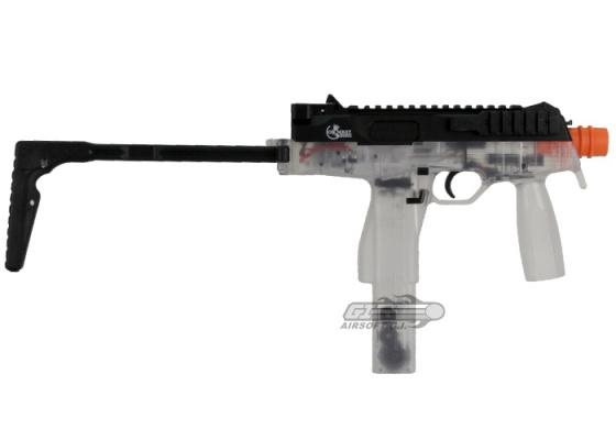 Combat Zone MAG-9 AEG Airsoft SMG ( Clear )