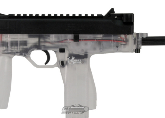 Combat Zone MAG-9 AEG Airsoft SMG ( Clear )