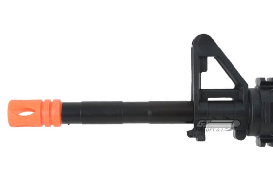 UK Arms M-16B M4 RIS Carbine Spring Airsoft Rifle ( Black )