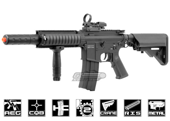 D Boy M4 CQB SD RIS Carbine AEG Airsoft Rifle ( Black )