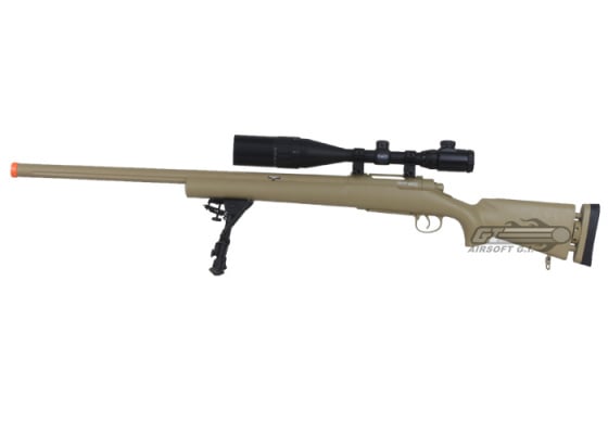 Echo 1 M28 Bolt Action Spring Sniper Airsoft Rifle ( Dark Earth )