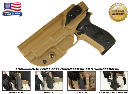 G-Code XST Non-RTI Sig 226 & 229 Standard Left Hand Holster ( Coyote )