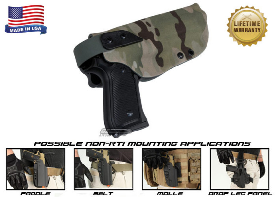 G-Code XST Non-RTI Beretta M9 w/ Rail / Non-Rail Standard Right Hand Holster ( Multicam )