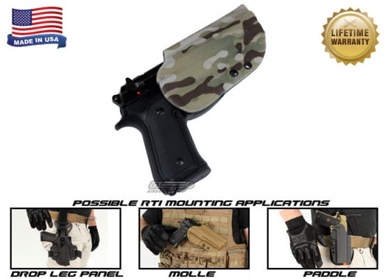 G-Code OSH RTI Beretta M9 w/ Rail / Non-Rail Right Hand Holster ( Multicam )