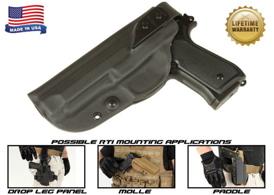 G-Code XST RTI Beretta M9 w/ Rail / Non-Rail Left Hand Holster ( Black )