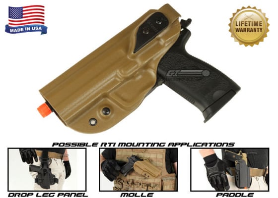 G-Code XST RTI USP Left Hand Holster ( Coyote )