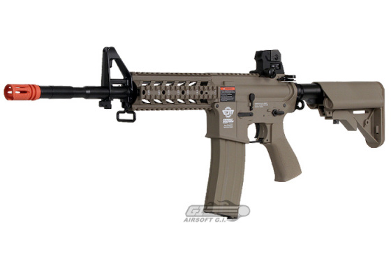 G&G Combat Machine GC16 Raider-L M4 Carbine AEG Airsoft Rifle ( Tan )