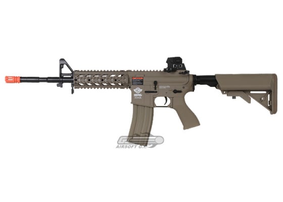 G&G Combat Machine GC16 Raider-L M4 Carbine AEG Airsoft Rifle ( Tan )