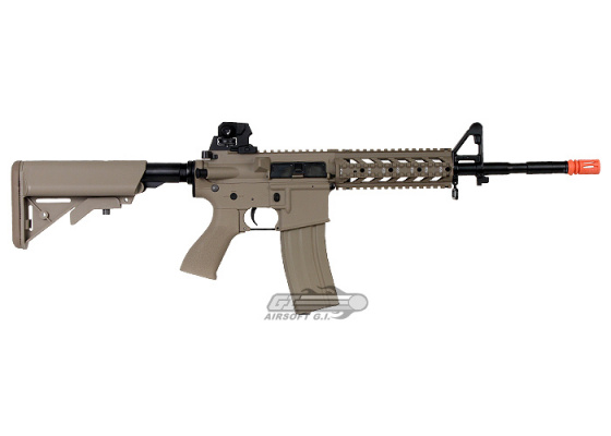 G&G Combat Machine GC16 Raider-L M4 Carbine AEG Airsoft Rifle ( Tan )