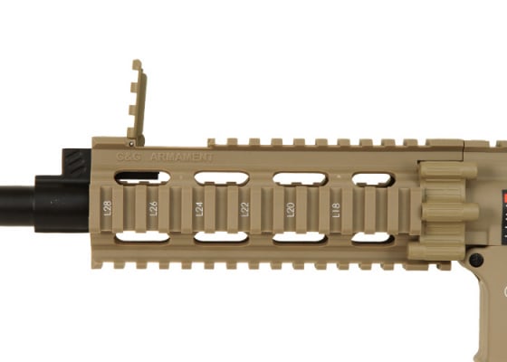 G&G Combat Machine GR16 Rush Blowback M4 Carbine AEG Airsoft Rifle ( Tan )